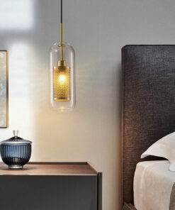 đèn thả trang trí thủy tinh hiện đại