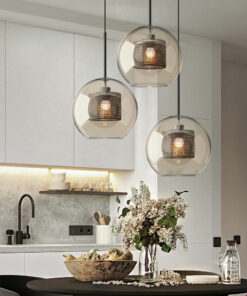 đèn thả trang trí thủy tinh hiện đại