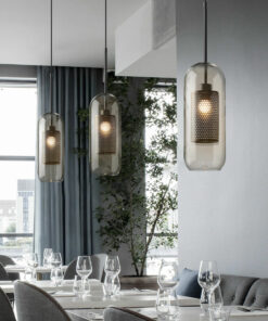 đèn thả trang trí thủy tinh hiện đại