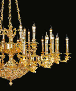 Đèn chùm đồng nến cao cấp