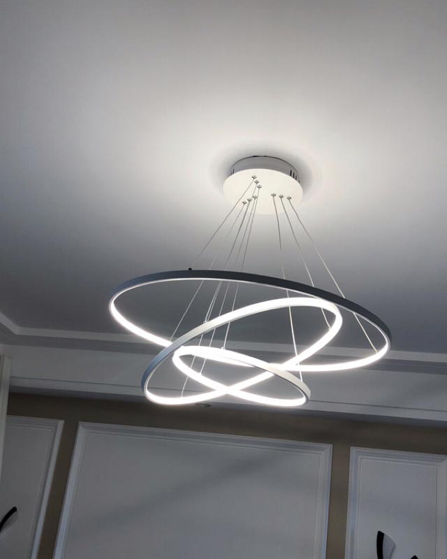 Đèn thả LED hiện đại 3 vòng tròn LT429