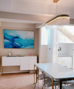 đèn chùm trang trí pha lê hiện đại