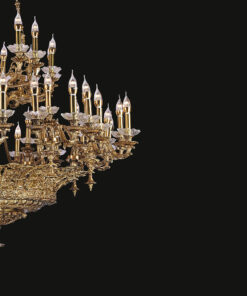 Đèn chùm đồng bóng nến cao cấp