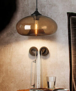 Đèn thả trang trí thủy tinh