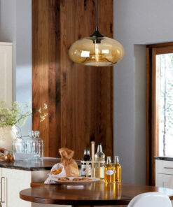 Đèn thả trang trí thủy tinh