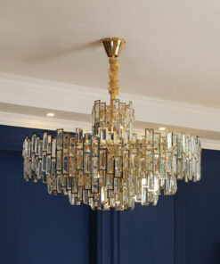 đèn chùm trang trí pha lê hiện đại