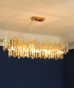 đèn chùm trang trí pha lê hiện đại