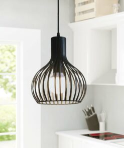 Đèn thả trang trí LTCN 88 (Đen 28cm)