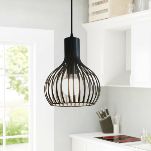Đèn thả trang trí LTCN 88 (Đen 28cm)