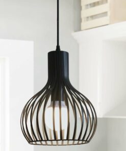 Đèn thả trang trí LTCN 88 (Đen 28cm)