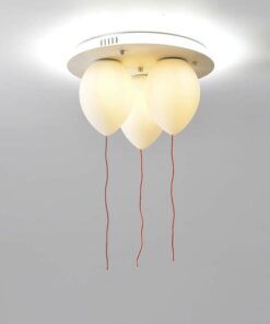 Đèn chùm ốp trần Bong bóng thủy tinh