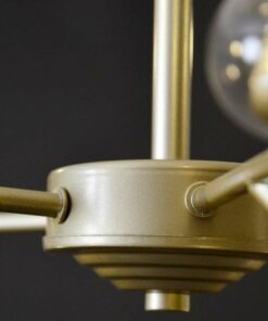 Đèn chùm thủy tinh bóng tròn trong suốt hiện đại