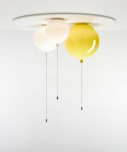 Đèn chùm ốp trần Bong bóng thủy tinh