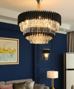 đèn chùm pha lê hiện đại