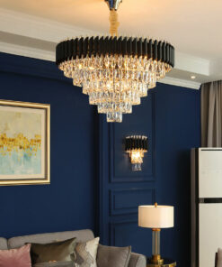 đèn chùm pha lê hiện đại