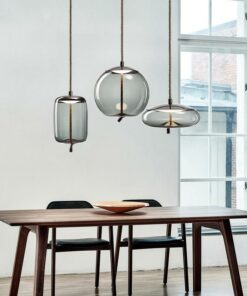 đèn thả trang trí thủy tinh hiện đại