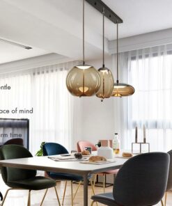 đèn thả trang trí thủy tinh hiện đại