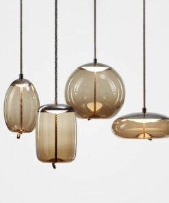 đèn thả trang trí thủy tinh hiện đại