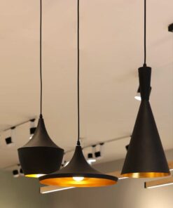 Đèn thả bàn ăn 3 bóng chao nhôm THCN 28