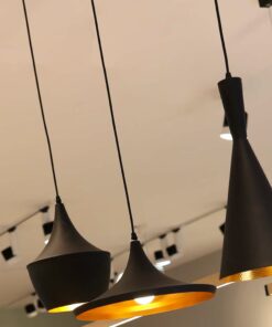 Đèn thả bàn ăn 3 bóng chao nhôm THCN 28