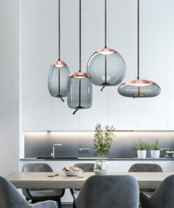đèn thả trang trí thủy tinh hiện đại