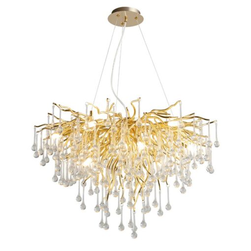 đèn chùm thủy tinh giọt nước giá rẻ