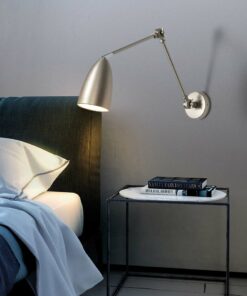 Đèn gắn tường hợp kim sơn bạc (L27128)