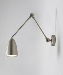 Đèn gắn tường hợp kim sơn bạc (L27128)