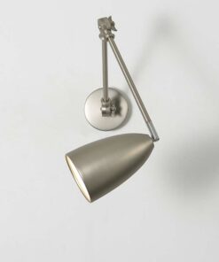 Đèn gắn tường hợp kim sơn bạc (L27128)