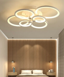 Đèn mâm LED ốp trần vòng tròn 6 cánh LT-901A-20