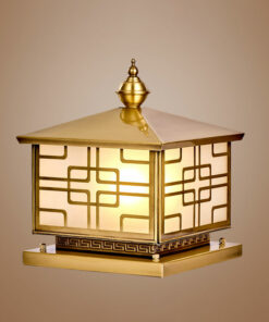 Đèn trụ cổng ngoài trời bằng đồng LT427