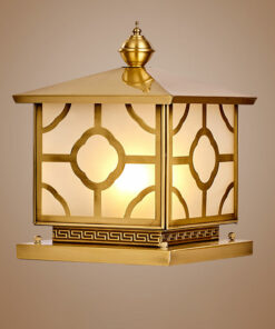 Đèn trụ cổng ngoài trời bằng đồng LT427