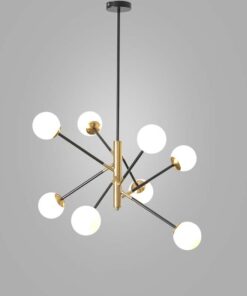 Đèn chùm hiện đại hình học phân tử 8 bóng