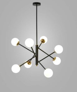 Đèn chùm hiện đại hình học phân tử 8 bóng