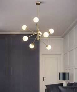 Đèn chùm hiện đại hình học phân tử 8 bóng