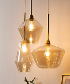 đèn thả trang trí thủy tinh