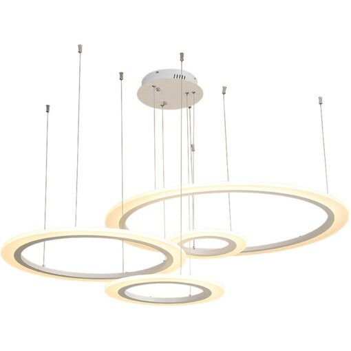 Đèn thả trang trí hiện đại 4 vòng tròn KD831A