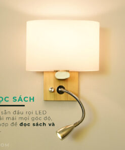 Đèn Ngủ Gắn Tường Có Rọi Đọc Sách KD8822