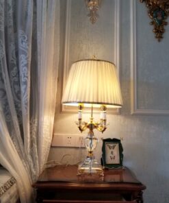 đèn bàn pha lê cao cấp, đèn ngủ để bàn pha lê cao cấp,đèn ngủ,đèn bàn trang trí phòng khách