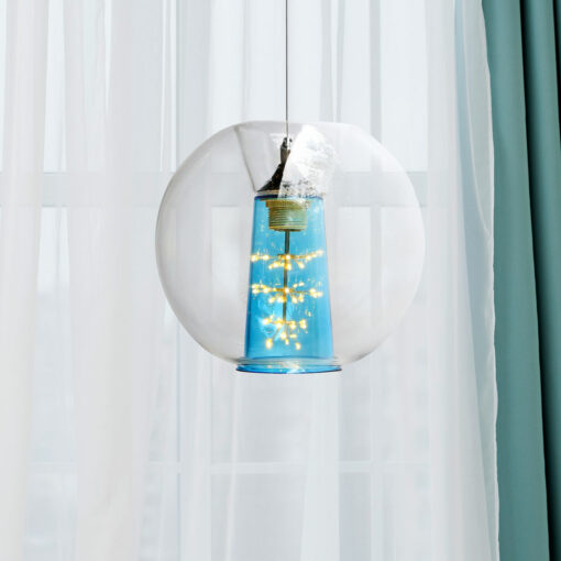 Đèn thả thủy tinh trang trí KD8047BL
