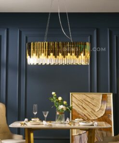 Đèn chùm pha lê trang trí bàn ăn cao cấp