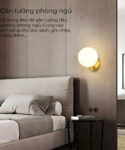 Đèn gắn tường hiện đại, đèn ngủ gắn tường hiện đại, đèn tường thủy tinh trang trí