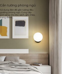 Đèn gắn tường hiện đại, đèn ngủ gắn tường hiện đại, đèn tường thủy tinh trang trí