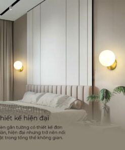 Đèn gắn tường hiện đại, đèn ngủ gắn tường hiện đại, đèn tường thủy tinh trang trí
