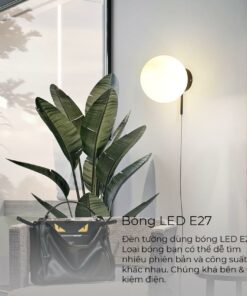 Đèn gắn tường hiện đại, đèn ngủ gắn tường hiện đại, đèn tường thủy tinh trang trí