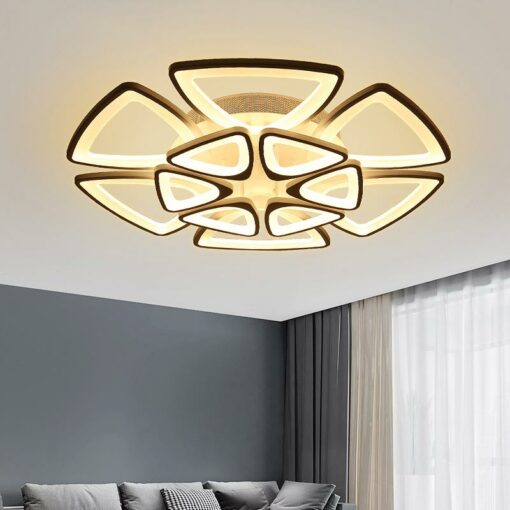 Đèn mâm LED ốp trần 12 cánh