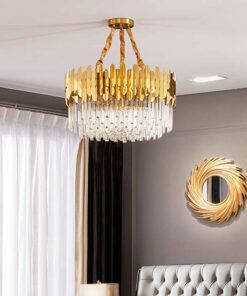 Đèn chùm trang trí pha lê cao cấp cho phòng ngủ, bàn ăn, phòng khách