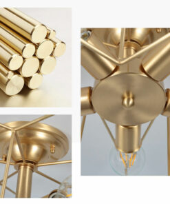 Đèn chùm trang trí nhỏ gọn ngôi sao khung sắt L02085