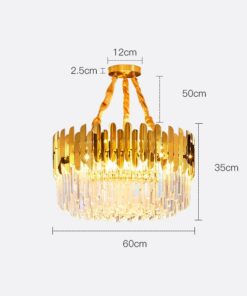 Đèn chùm trang trí pha lê cao cấp cho phòng ngủ, bàn ăn, phòng khách