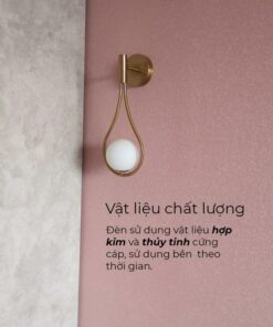 đèn gắn tường giọt nước hiện đại trang trí phòng ngủ phòng khách cầu thang